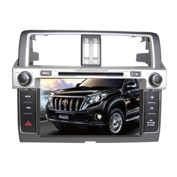 Ajuste de 2DIN coches reproductor de DVD para Toyota Prado 2014 con Radio Bluetooth TV estéreo sistema de navegación GPS